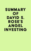Summary_of_David_S__Rose_s_Angel_Investing