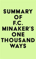 Summary_of_F_C__Minaker_s_One_Thousand_Ways_to_Make__1000